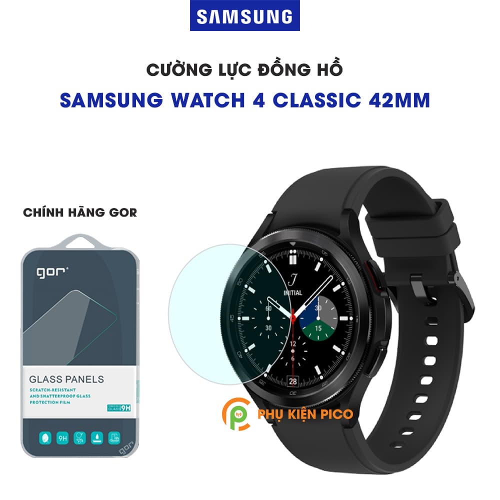 Cường lực đồng hồ Samsung Galaxy Watch 4 Classic 42mm full màn hình chính hãng Gor