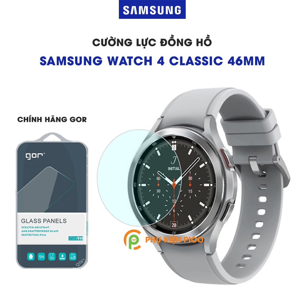 Cường lực đồng hồ Samsung Galaxy Watch 4 Classic 46mm full màn hình chính hãng Gor
