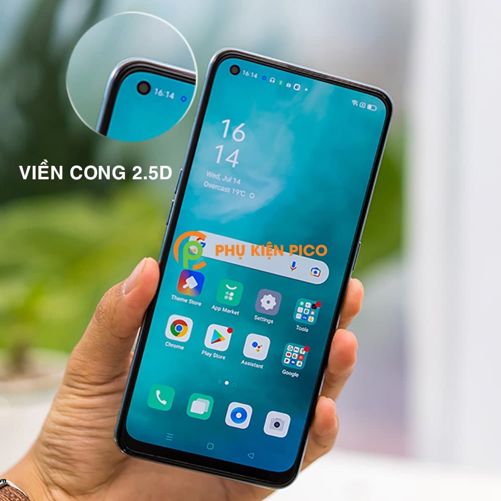 Kính cường lực Oppo Reno6 Z 5G full màn hình chính hãng Gor độ cứng 9H - 7
