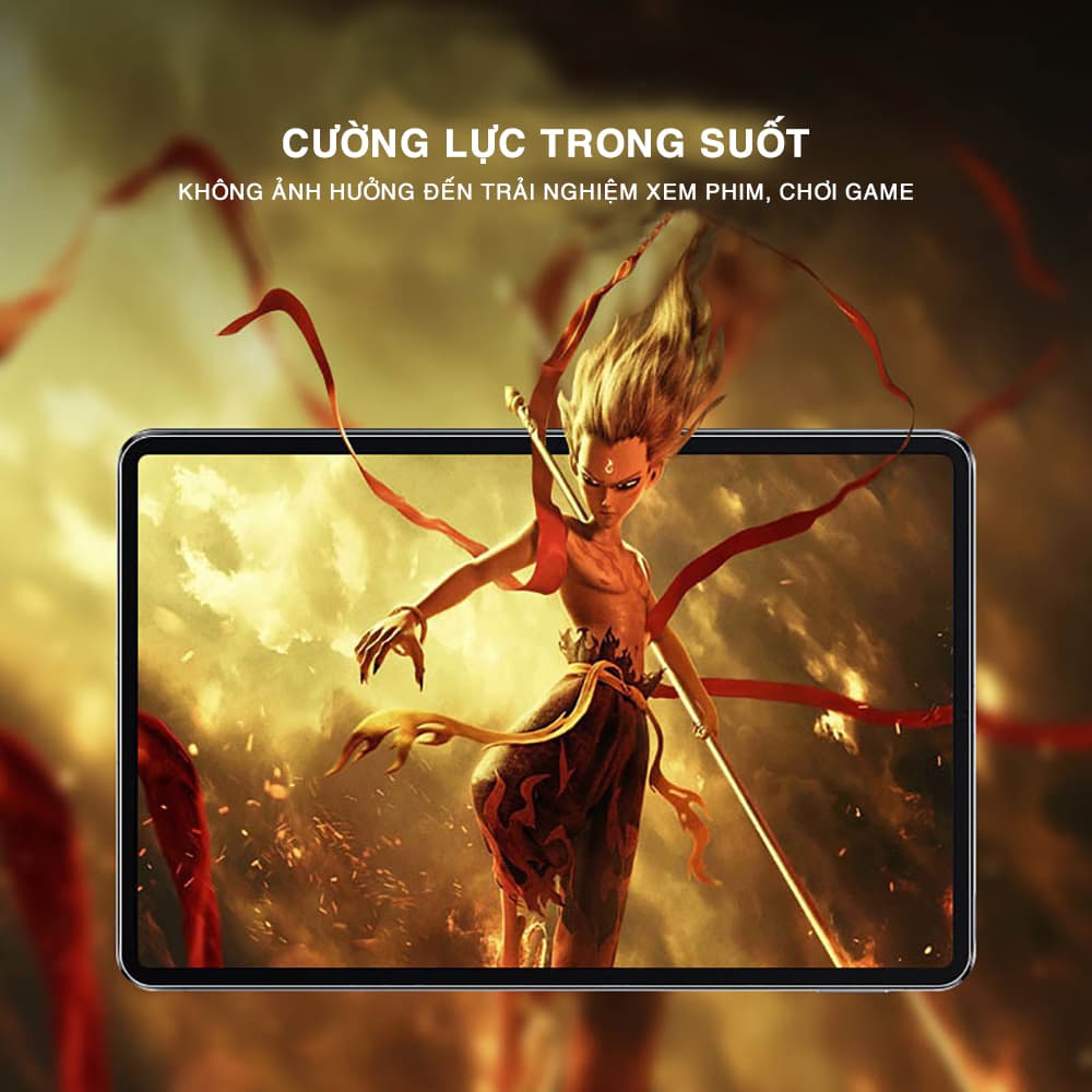 Kính cường lực Xiaomi Mi Pad 5 full màn hình trong suốt độ cứng 9H - 8