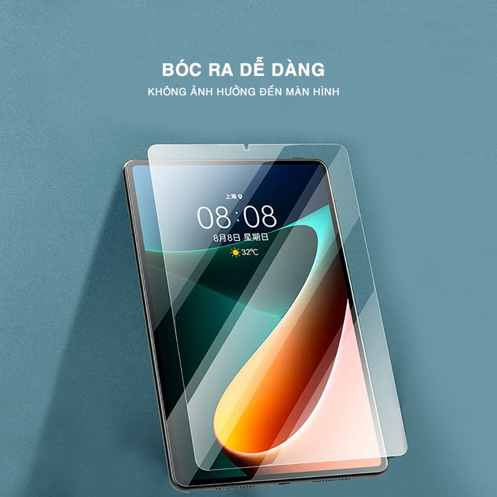 Kính cường lực Xiaomi Mi Pad 5 Pro full màn hình trong suốt độ cứng 9H - 8