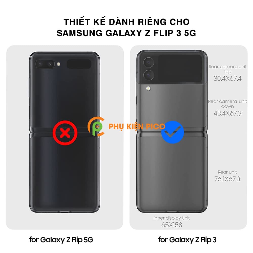 Dán mặt lưng và bản lề Samsung Galaxy Z Flip 3 5G PPF cao cấp dẻo trong suốt - 3