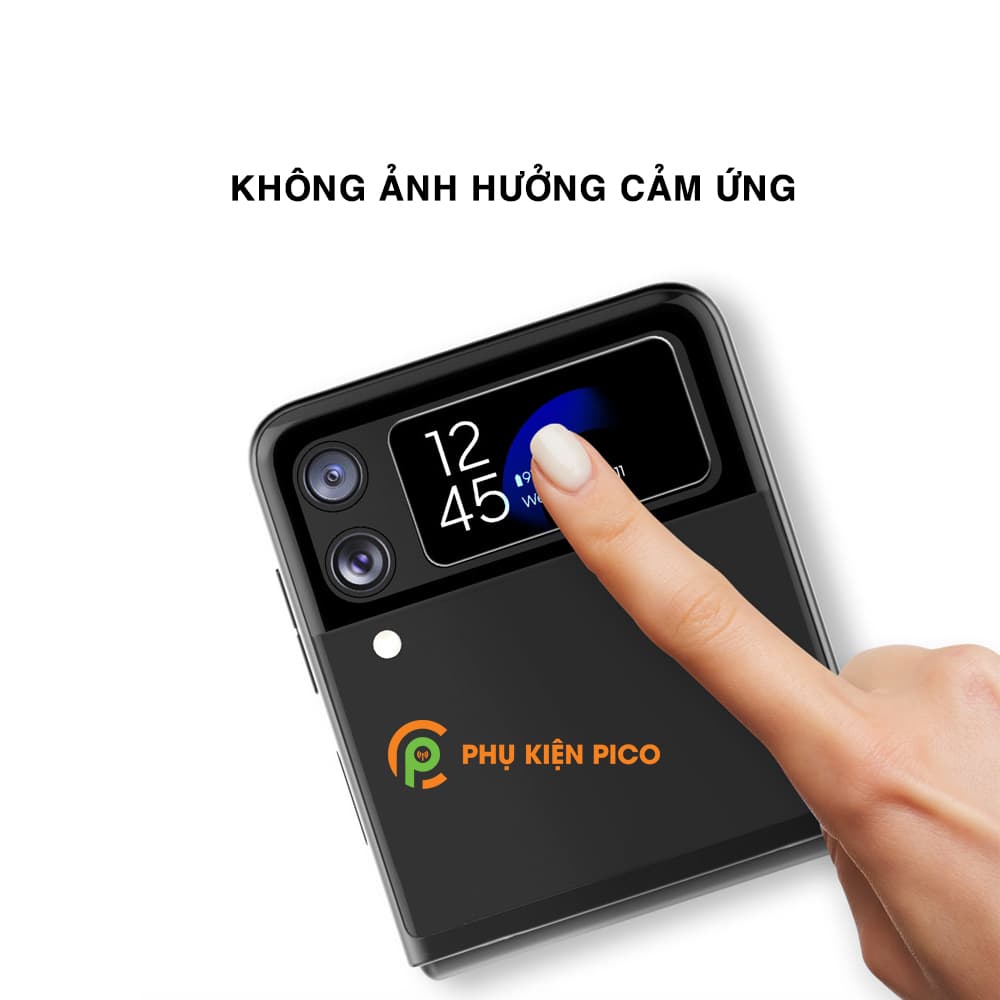 Dán màn hình phụ Samsung Galaxy Z Flip 3 5G độ cứng 9H full màn hình - 5
