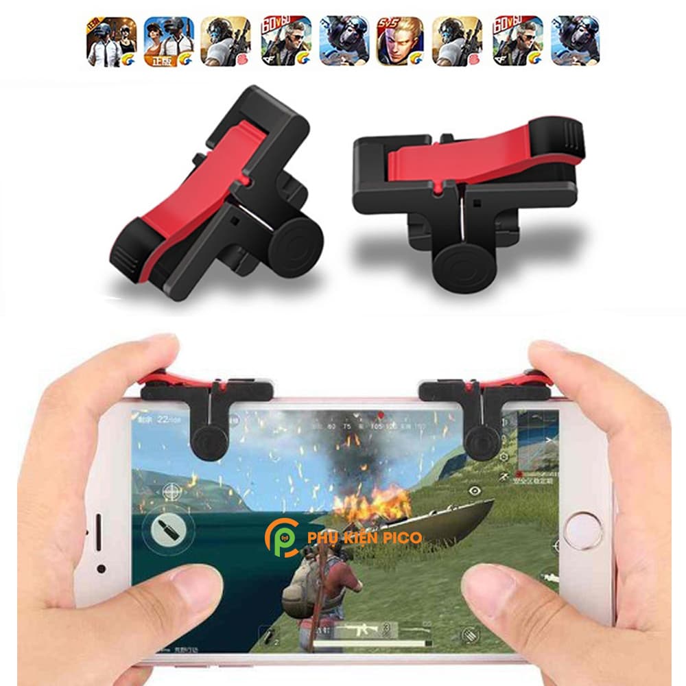Nút bắn Pubg, nút bấm chơi game PUBG D9 hỗ trợ chơi Pubg Mobile