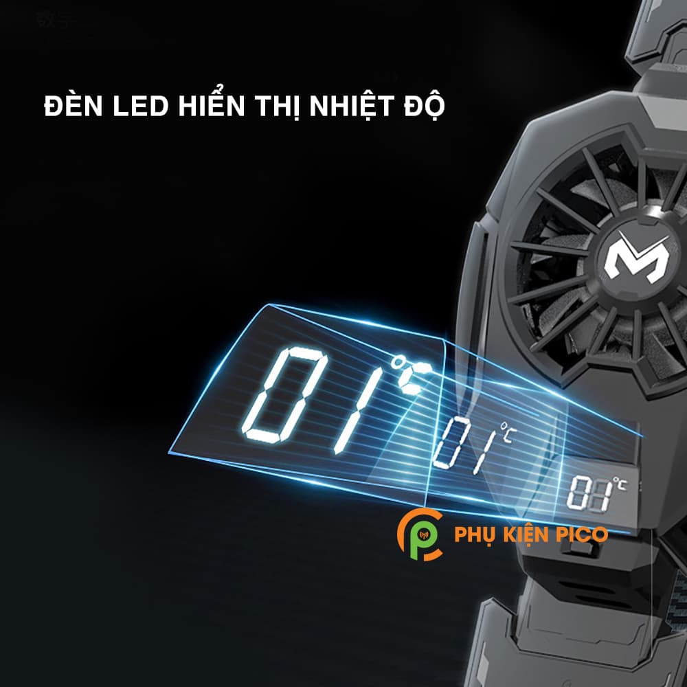 Quạt tản nhiệt máy tính bảng Ipad Memo DL05 sò lạnh Led RGB - 9