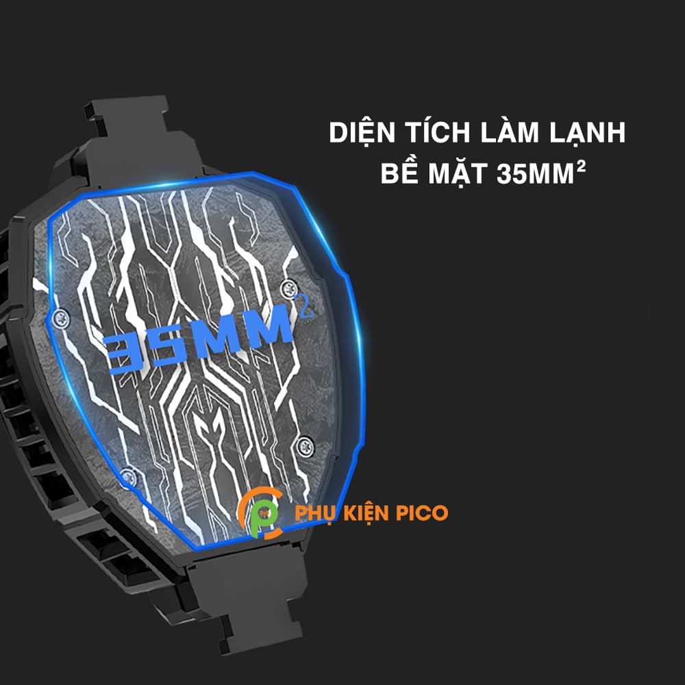 Quạt tản nhiệt máy tính bảng Ipad Memo DL05 sò lạnh Led RGB - 8