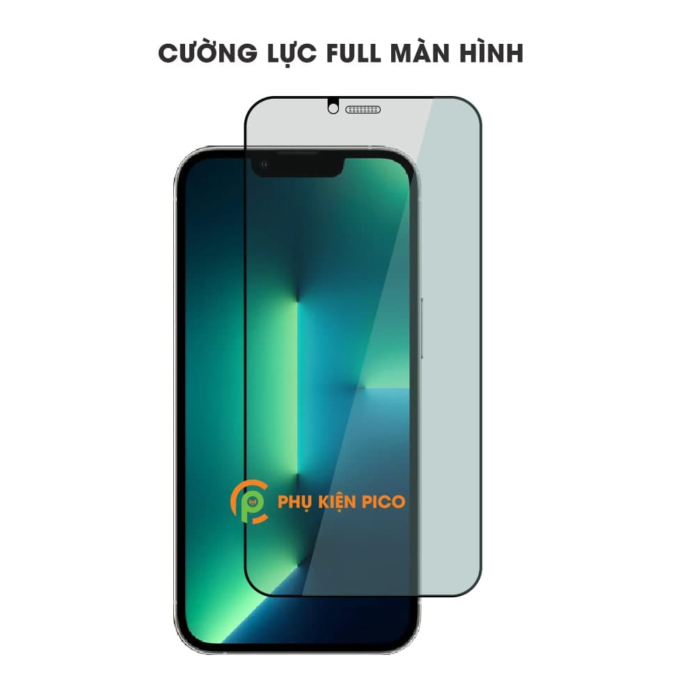 Kính cường lực chống nhìn trộm iPhone 13 full màn hình có màng bảo vệ loa - 9