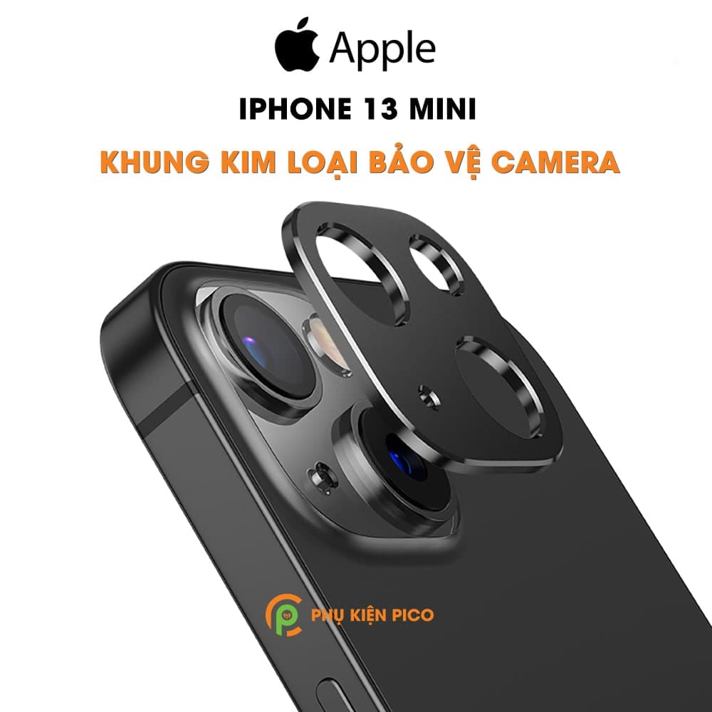 Khung nhôm bảo vệ camera Iphone 13 Mini chống trầy xước va đập
