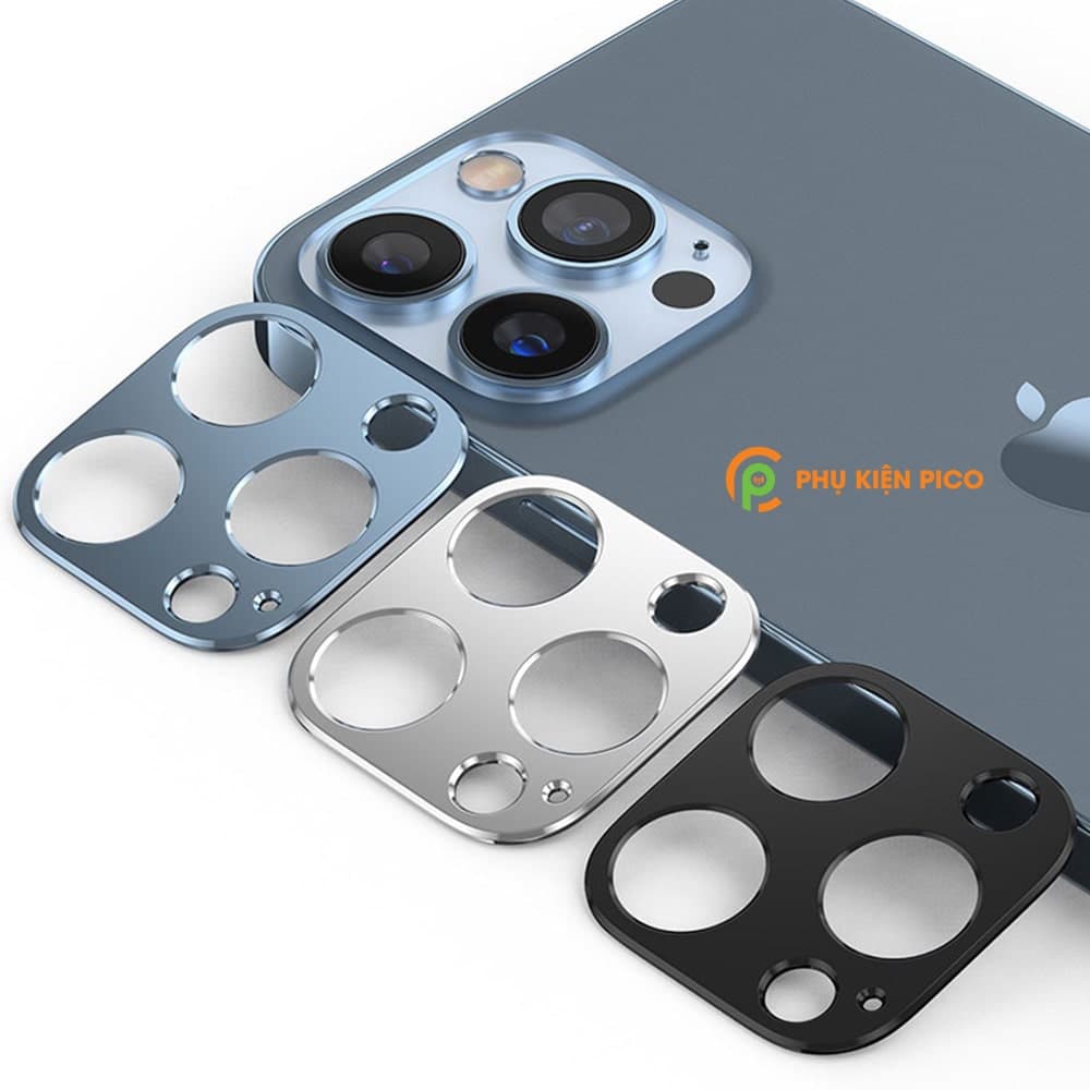 Khung nhôm bảo vệ camera Iphone 13 Pro Max chống trầy xước va đập - 3