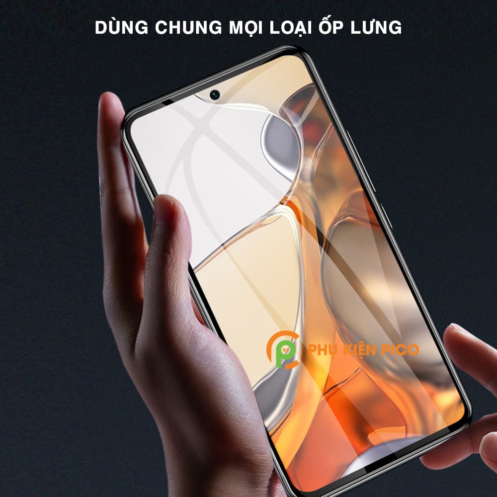Dán màn hình Xiaomi 11T full màn hình vân mờ chống bám vân tay - 10