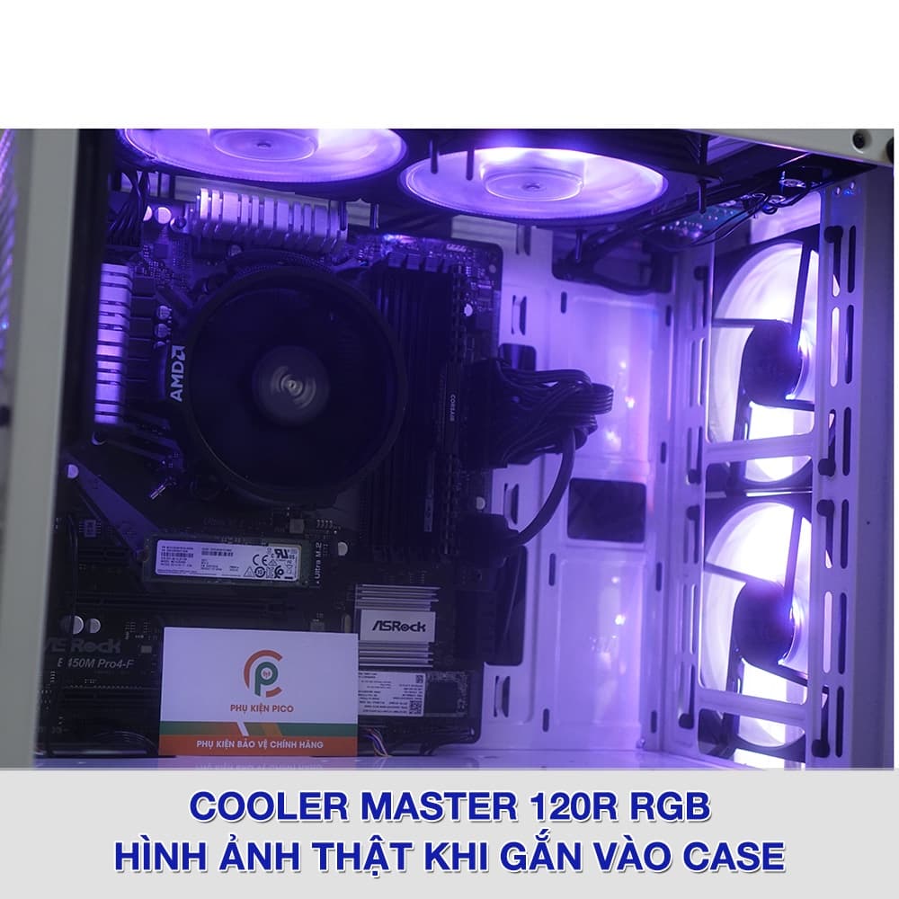 Quạt fan case 12cm Cooler Master SF120R RGB - Fan Cooler Master Masterfan SF120R RGB (tách hộp) - 4