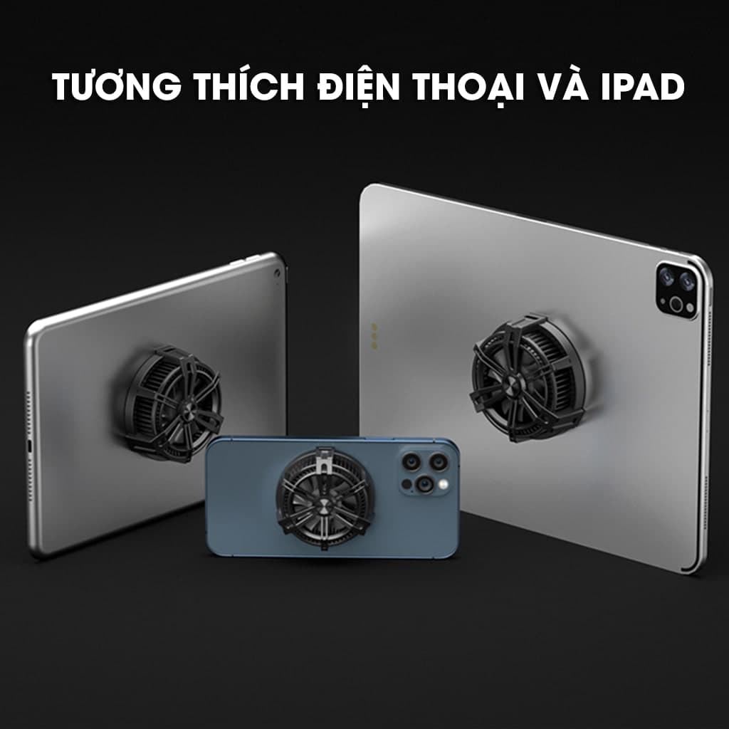 Quạt tản nhiệt điện thoại sò lạnh từ tính X12 công suất 10W Led RGB Gaming hỗ trợ tăng FPS Game Mobile Liên Quân Pubg FF - 6