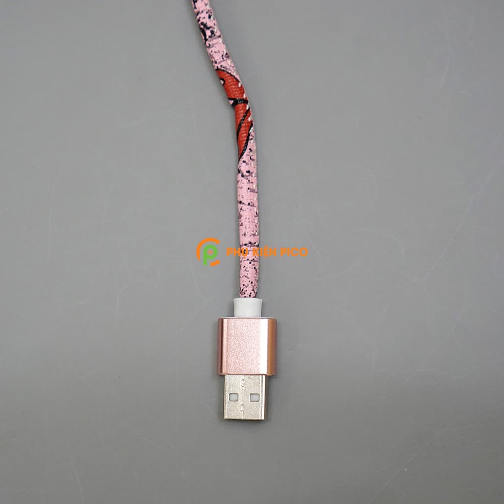 Cáp sạc nhanh iPhone bọc dù 1m Pnsen - Cáp sạc nhanh Micro Usb sạc nhanh 2A truyền dữ liệu - 13