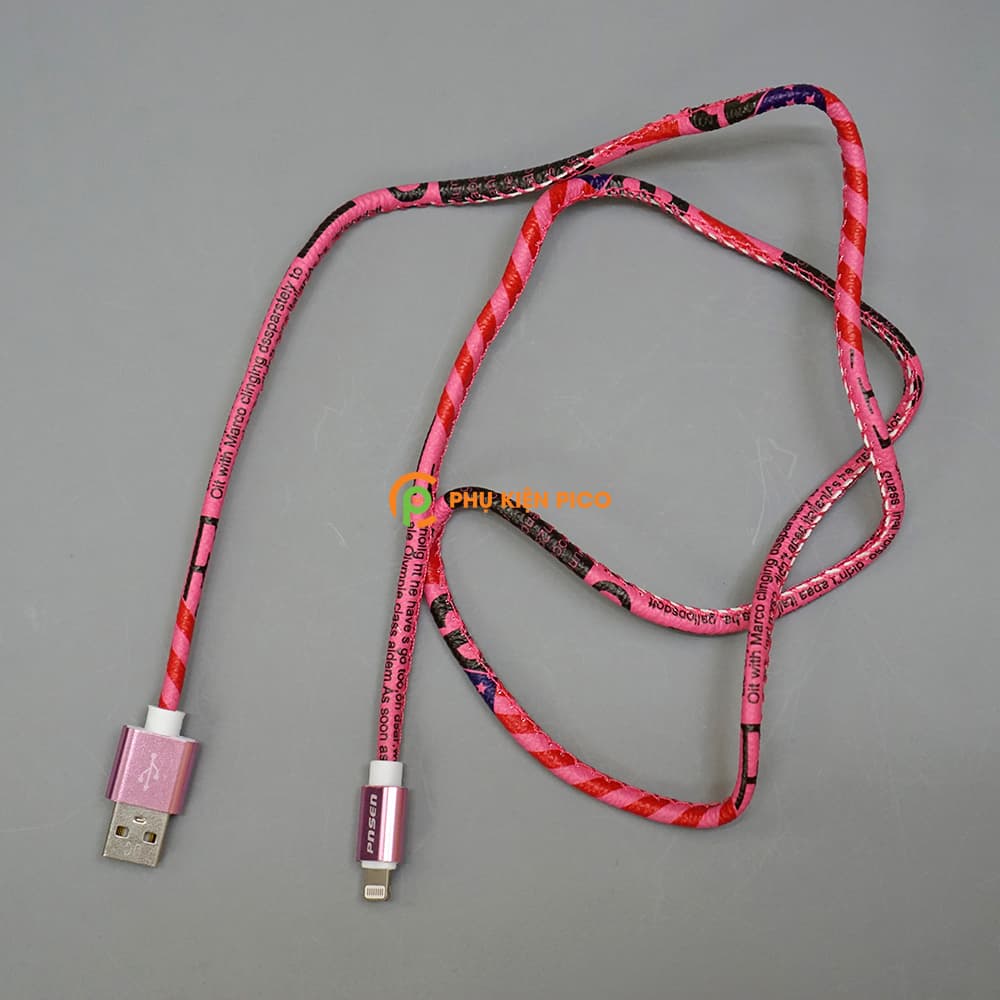 Cáp sạc nhanh iPhone bọc dù 1m Pnsen - Cáp sạc nhanh Micro Usb sạc nhanh 2A truyền dữ liệu - 4
