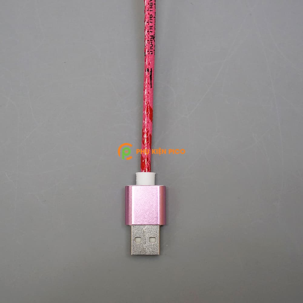 Cáp sạc nhanh iPhone bọc dù 1m Pnsen - Cáp sạc nhanh Micro Usb sạc nhanh 2A truyền dữ liệu - 11