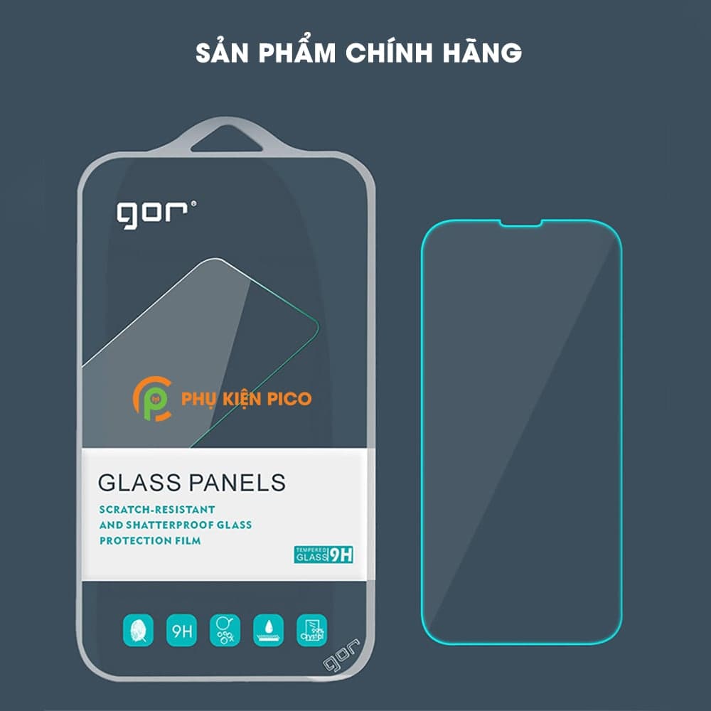 Kính cường lực iPhone 13 Pro trong suốt full màn hình chính hãng GOR - 2