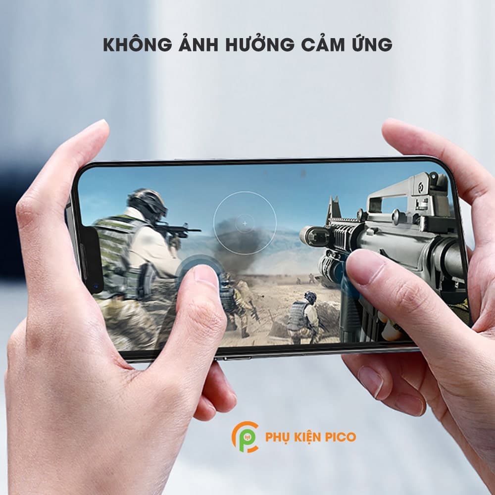Kính cường lực iPhone 13 Pro Max trong suốt full màn hình có màng bảo vệ loa - 7