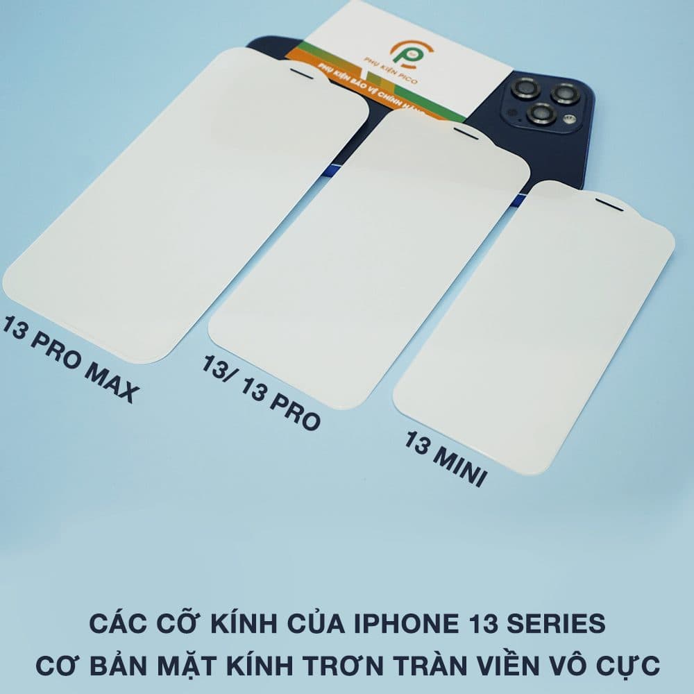 Kính cường lực iPhone 13 trong suốt full màn hình có màng bảo vệ loa - 3