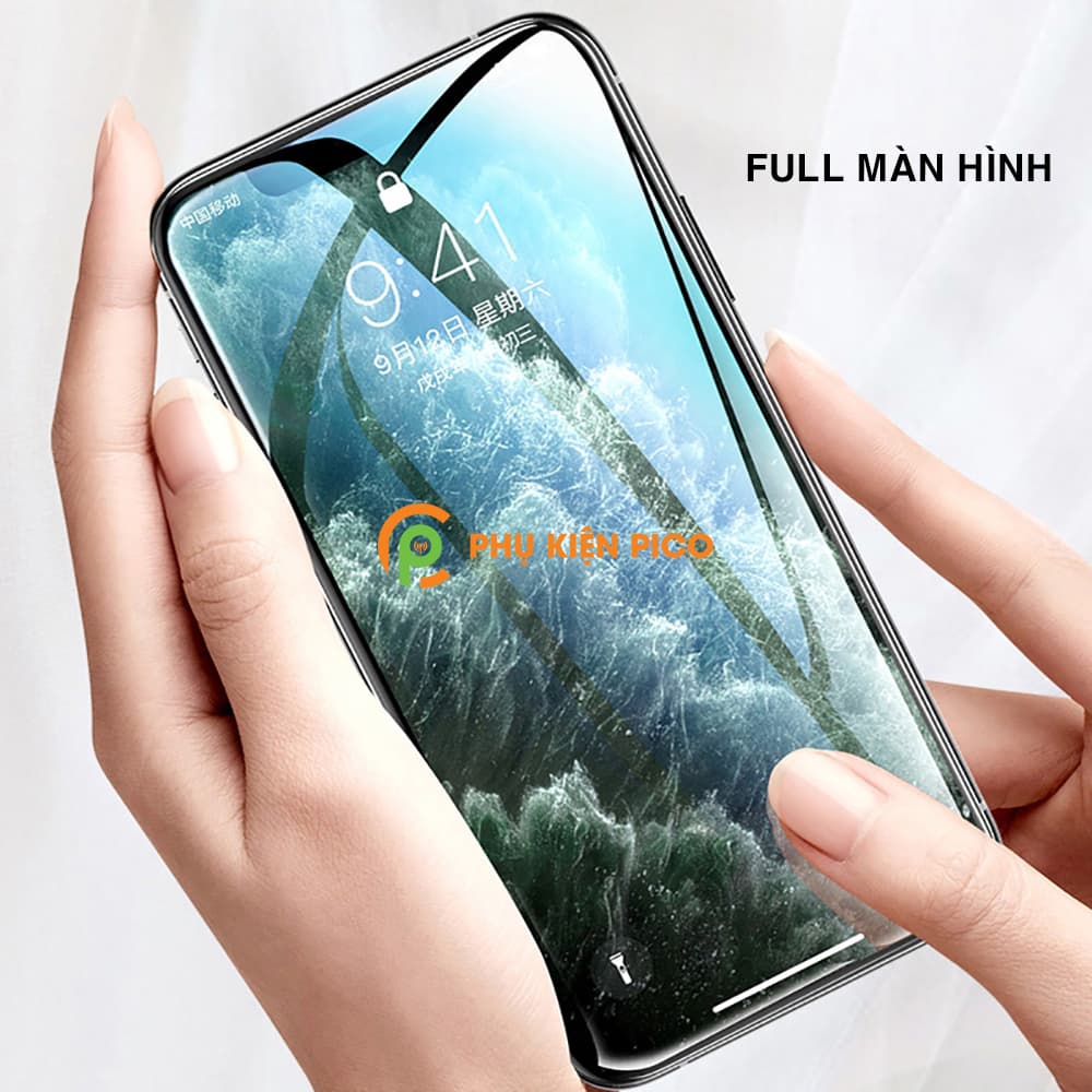Kính cường lực Iphone 7 Plus / 8 Plus / X / Xs / Xs Max / 11 / 11 Pro / 11 Pro Max full màn hình 20D siêu chống xước - 12
