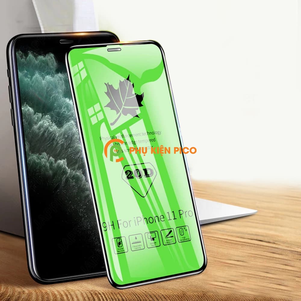 Kính cường lực Iphone 7 Plus / 8 Plus / X / Xs / Xs Max / 11 / 11 Pro / 11 Pro Max full màn hình 20D siêu chống xước - 10