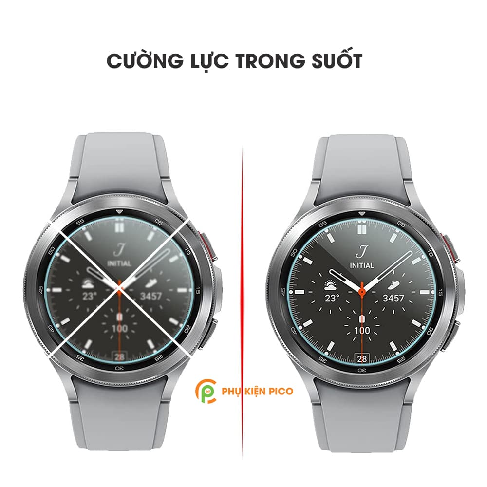 Cường lực đồng hồ Samsung Galaxy Watch 4 Classic 46mm full màn hình - 6