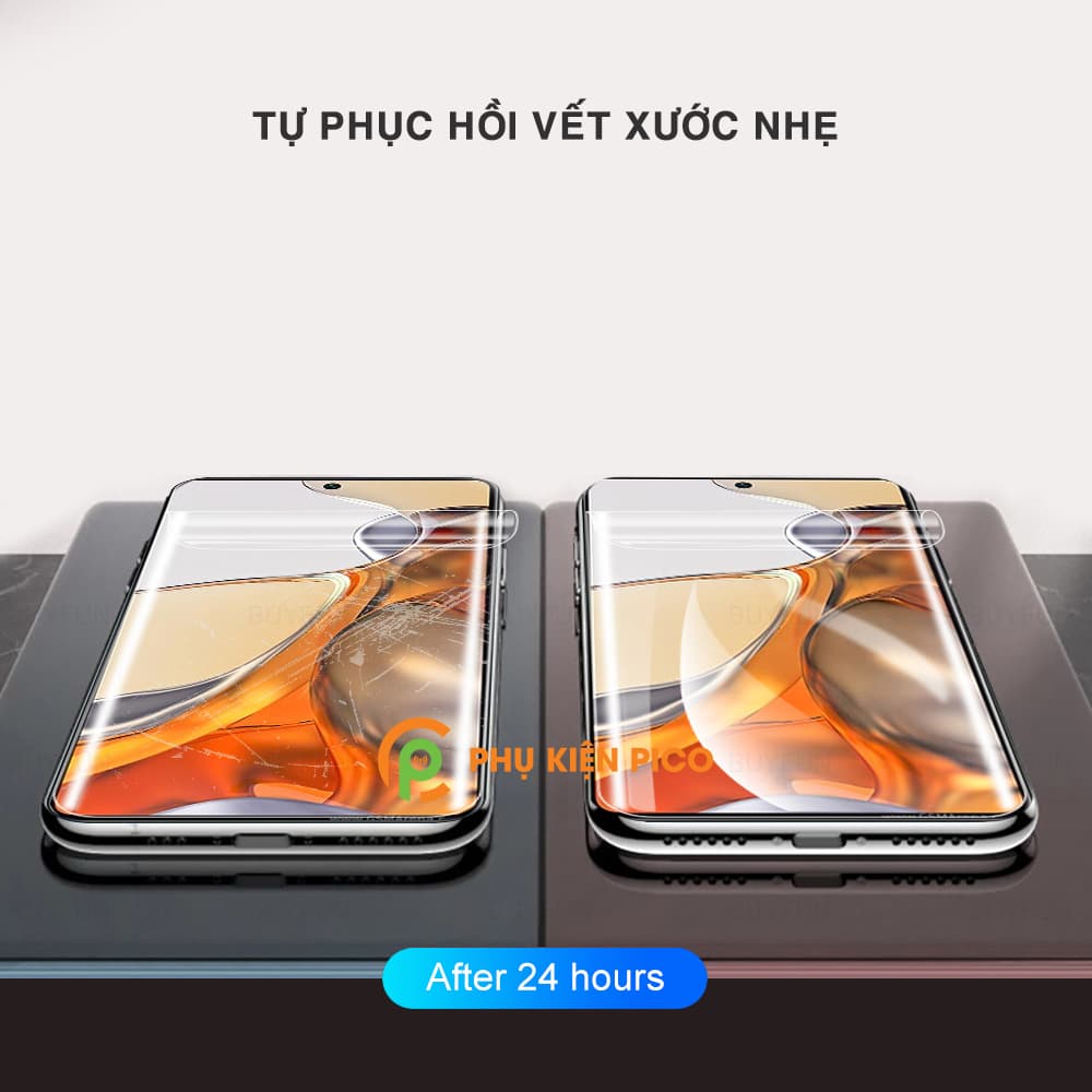 Dán màn hình Xiaomi 11T full màn dẻo trong suốt PPF tự phục hồi vết xước - 6