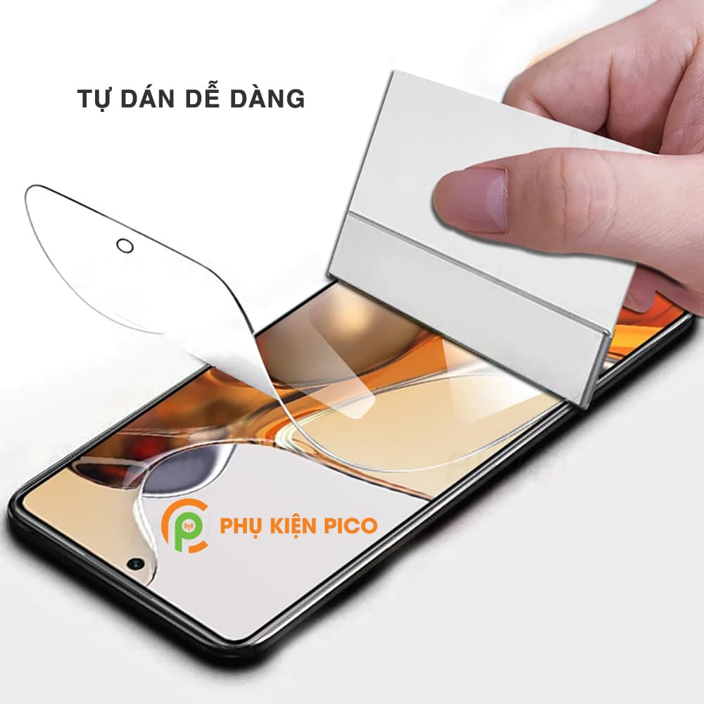 Dán màn hình Xiaomi 11T full màn dẻo trong suốt PPF tự phục hồi vết xước - 8