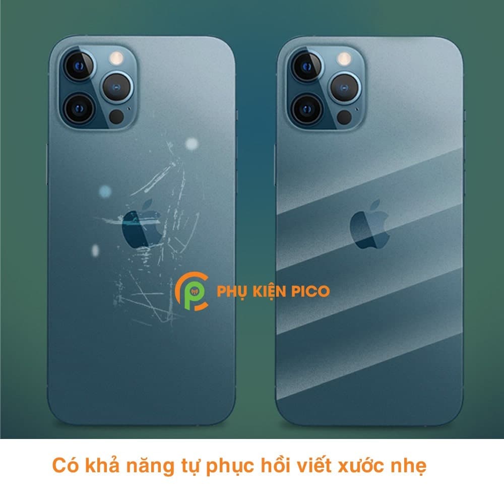 Dán lưng Iphone 13 Mini PPF cao cấp dẻo vân mờ dán full mặt lưng và viền - 8