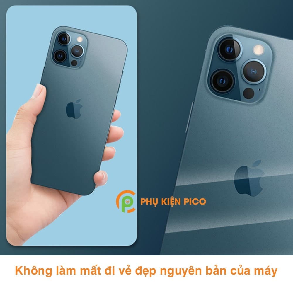 Dán lưng Iphone 13 Pro PPF cao cấp dẻo vân mờ dán full mặt lưng và viền - 9