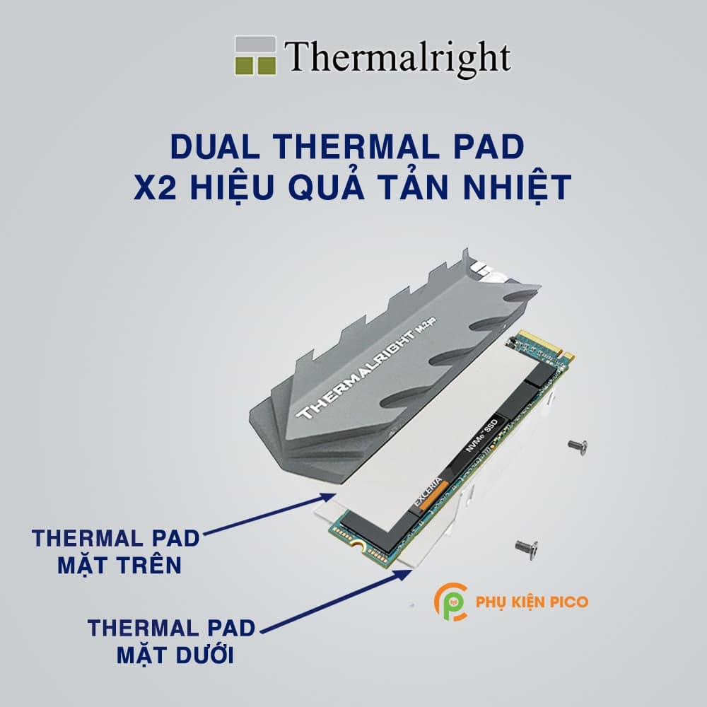 Tản nhiệt SSD Thermalright M.2 2280 Pro tản nhiệt chính hãng Thermalright - 2