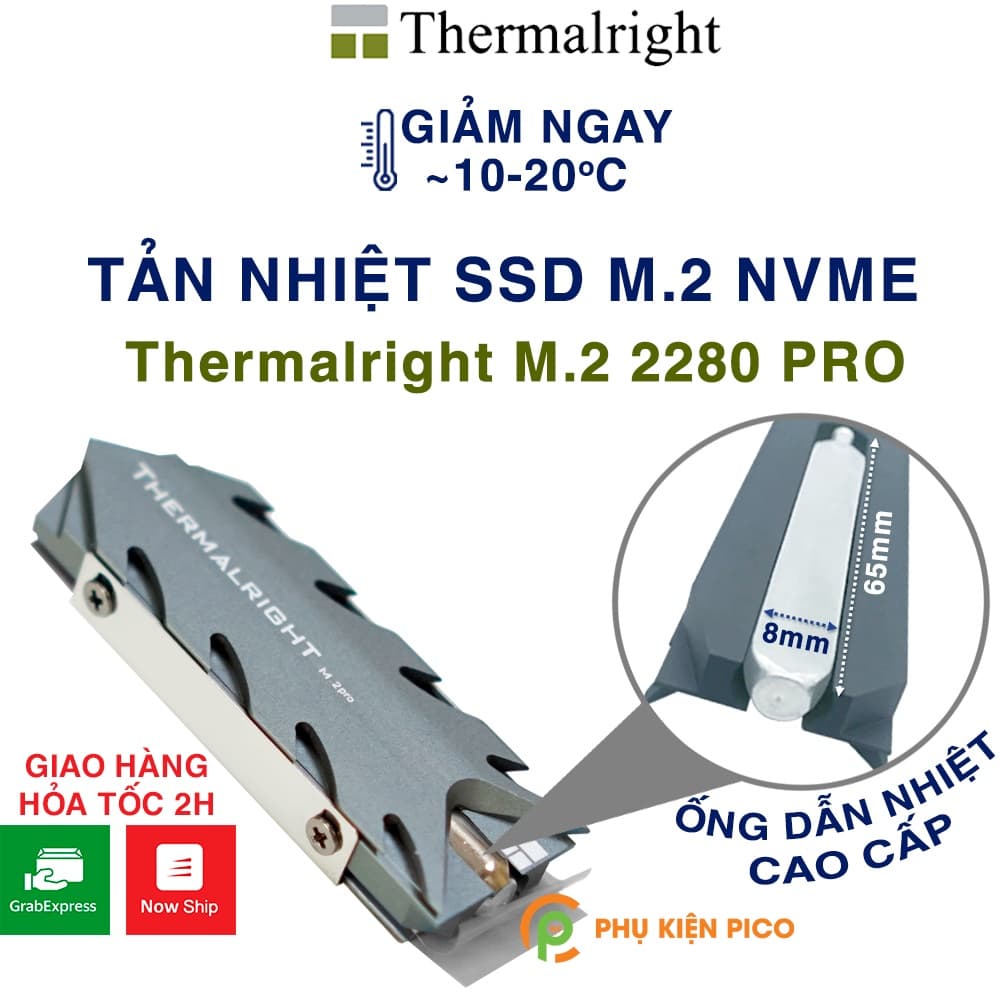 Tản nhiệt SSD Thermalright M.2 2280 Pro tản nhiệt chính hãng Thermalright