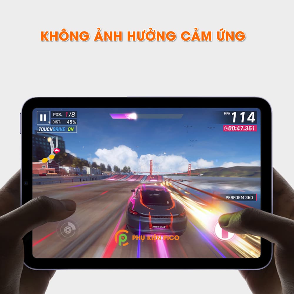 Kính cường lực Ipad Mini 6 2021 trong suốt full màn hình chính hãng GOR - 7