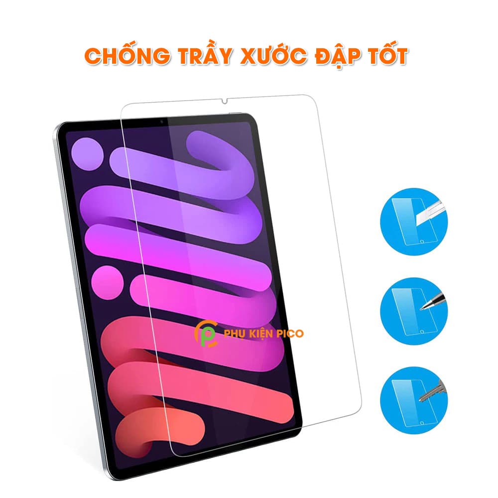 Kính cường lực Ipad Mini 6 2021 trong suốt full màn hình chính hãng GOR - 4