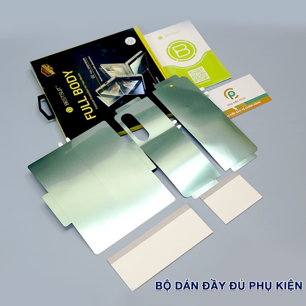Dán màn hình và dán lưng Samsung Galaxy Z Fold 3 360 độ full 2 mặt trước sau - 2