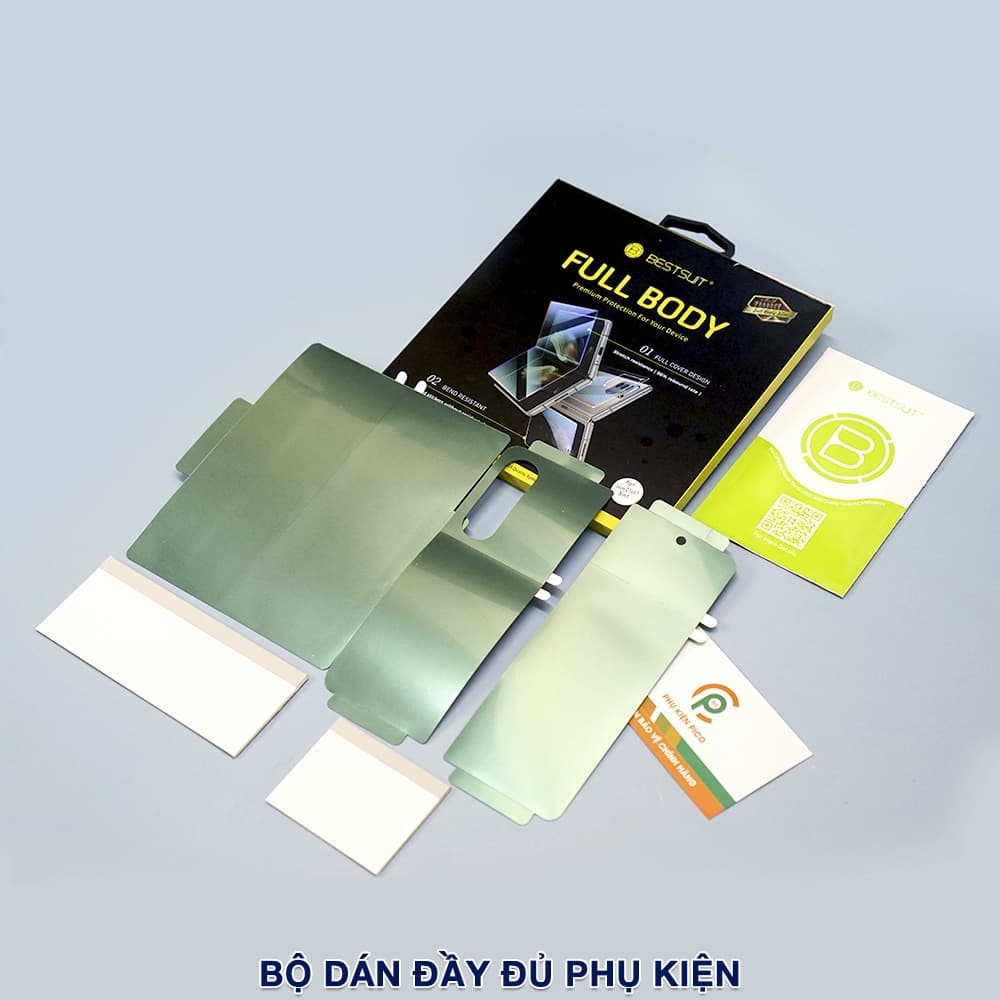 Dán màn hình và dán lưng Samsung Galaxy Z Fold 3 360 độ full 2 mặt trước sau - 4