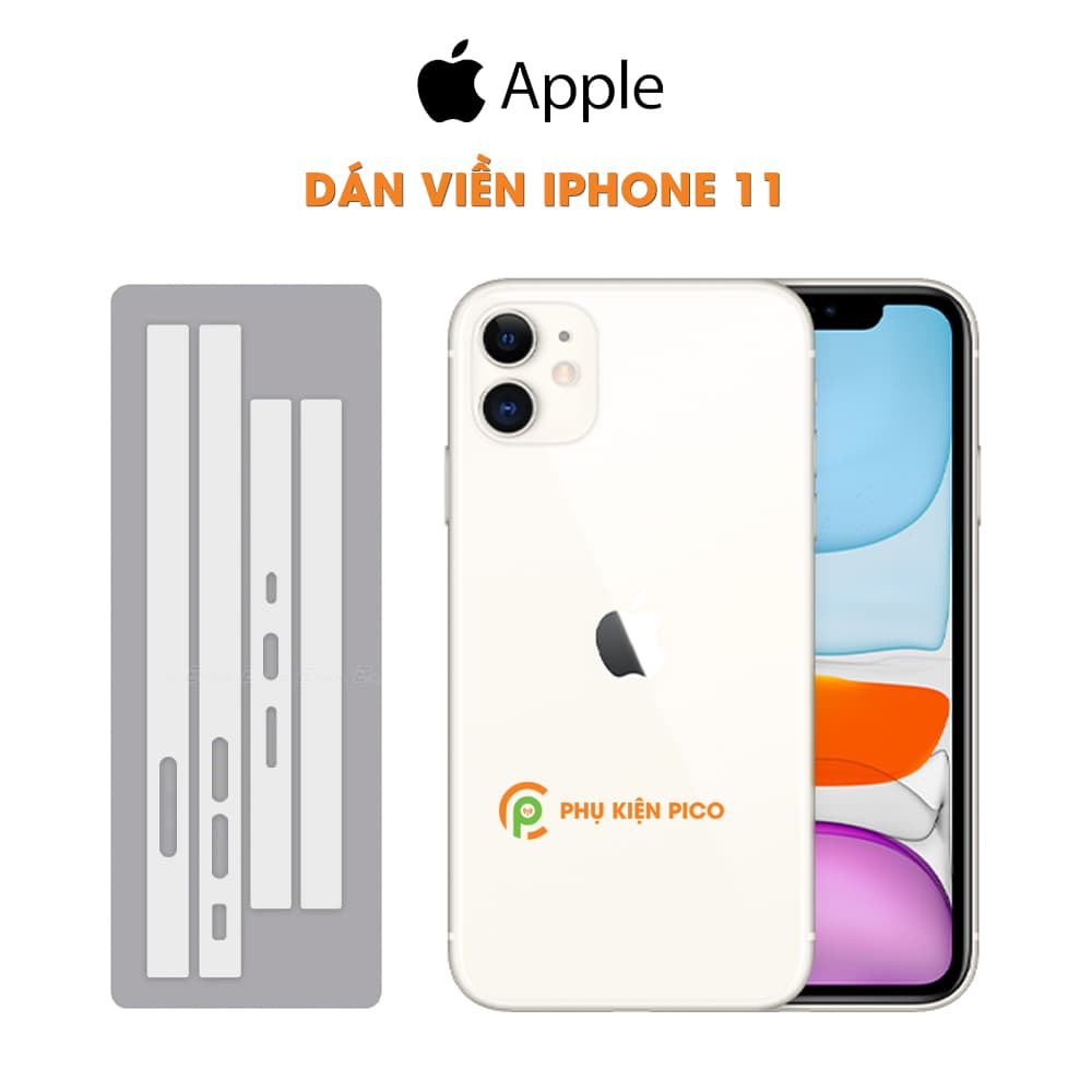 Dán viền Iphone 11 PPF cao cấp tự phục hồi vết xước dẻo trong suốt