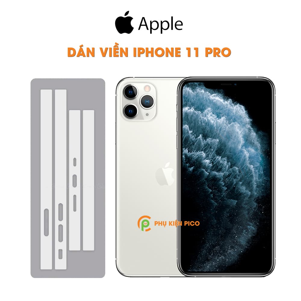 Dán viền Iphone 11 Pro PPF cao cấp tự phục hồi vết xước dẻo trong suốt