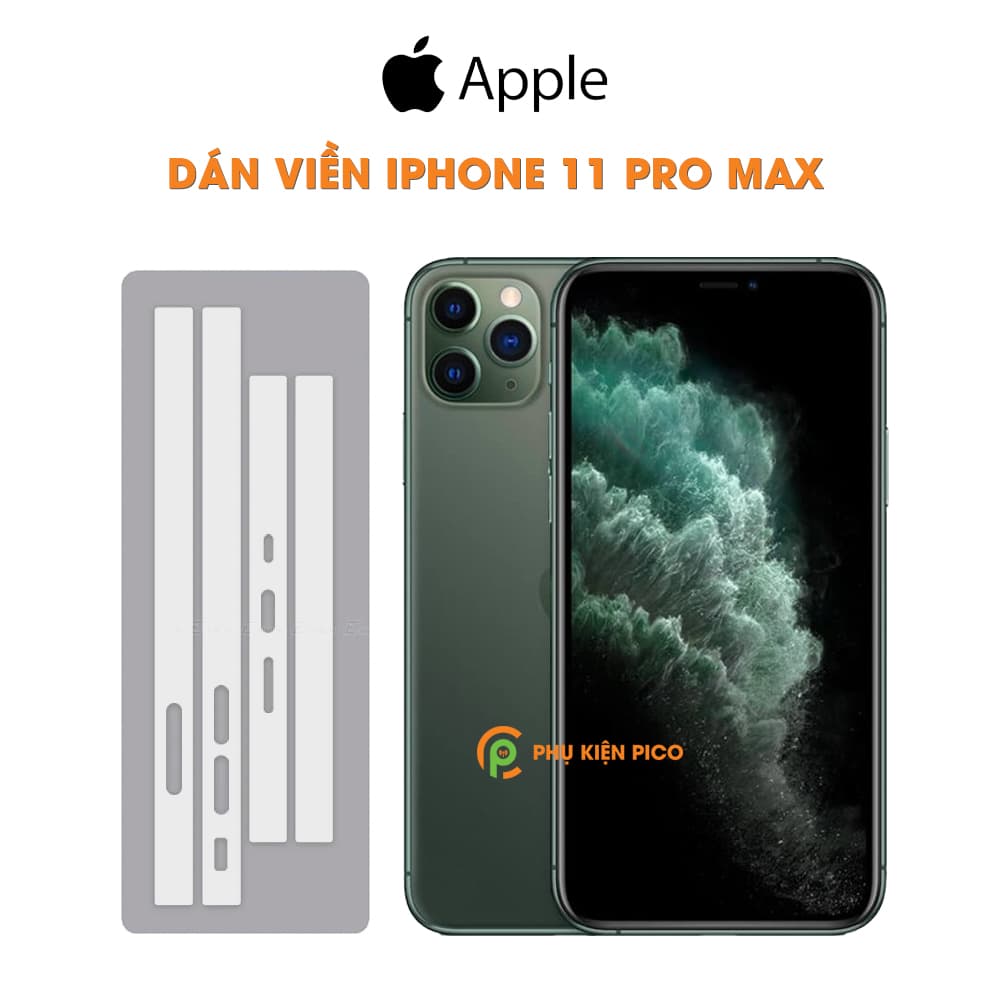 Dán viền Iphone 11 Pro Max PPF cao cấp tự phục hồi vết xước dẻo trong suốt