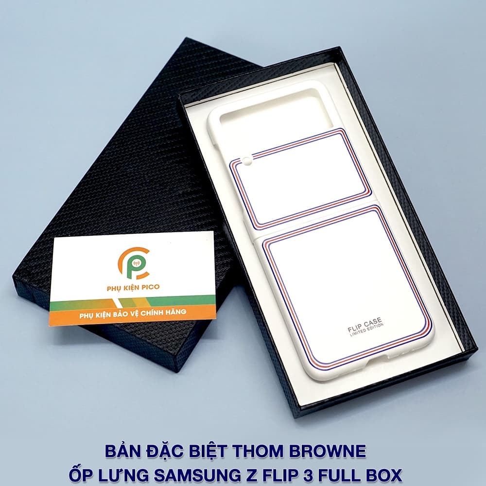Ốp lưng Samsung Galaxy Z Flip 3 Cao cấp có kính cường lực kèm ví thông minh - 4
