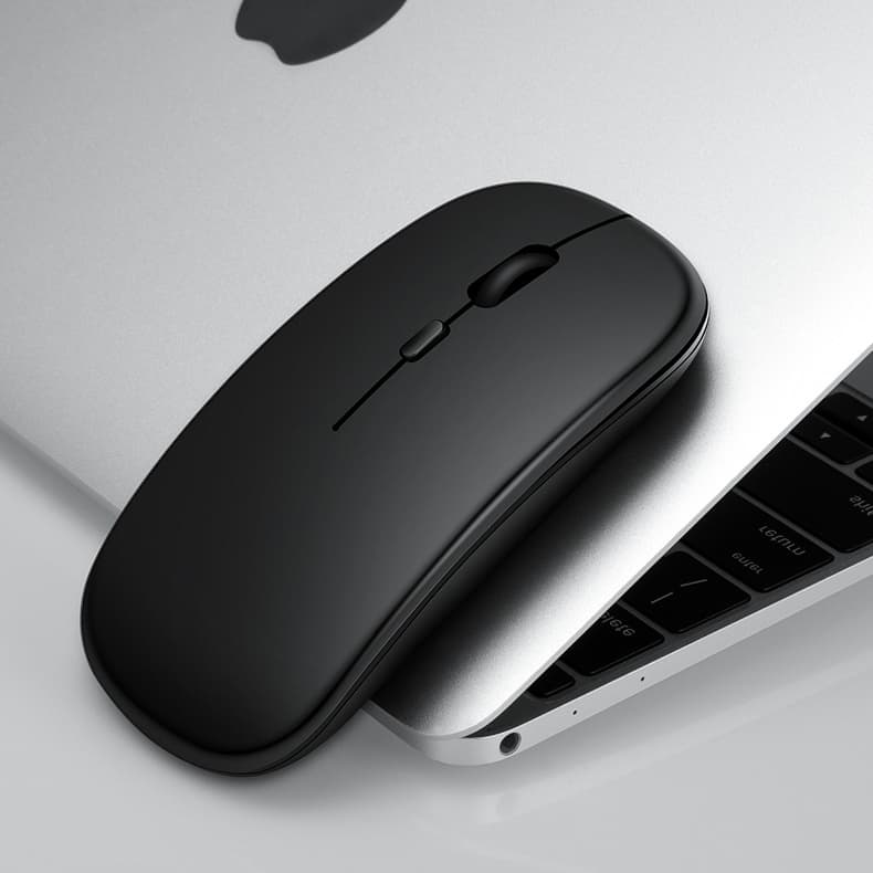 Chuột không dây Bluetooth Wireless 2.4G Pin sạc chính hãng - 7