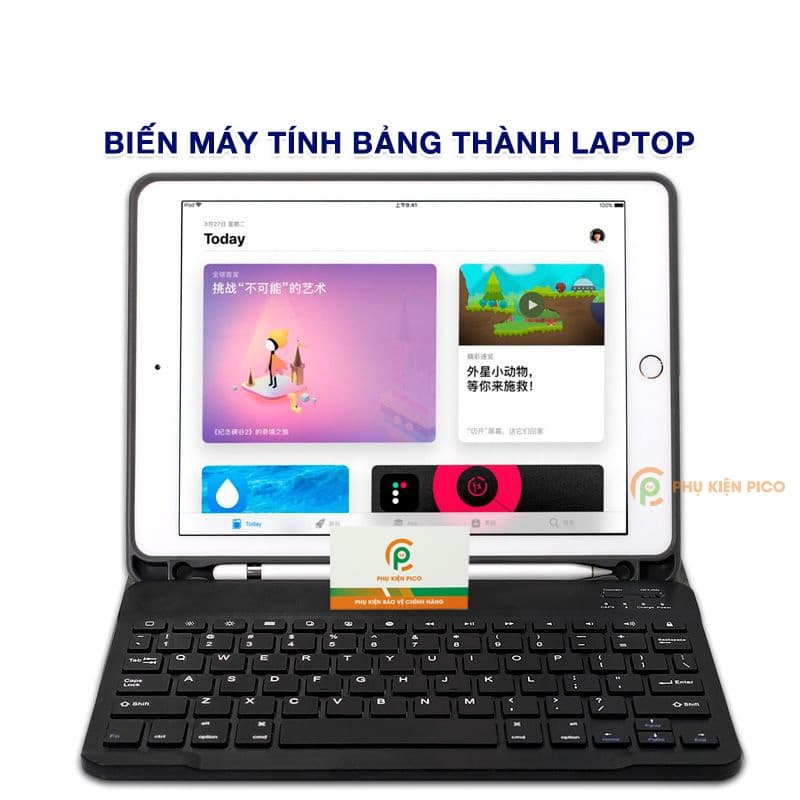Bàn phím và Chuột không dây Bluetooth thích hợp cho điện thoại máy tính bảng Laptop Smart Tivi - 4