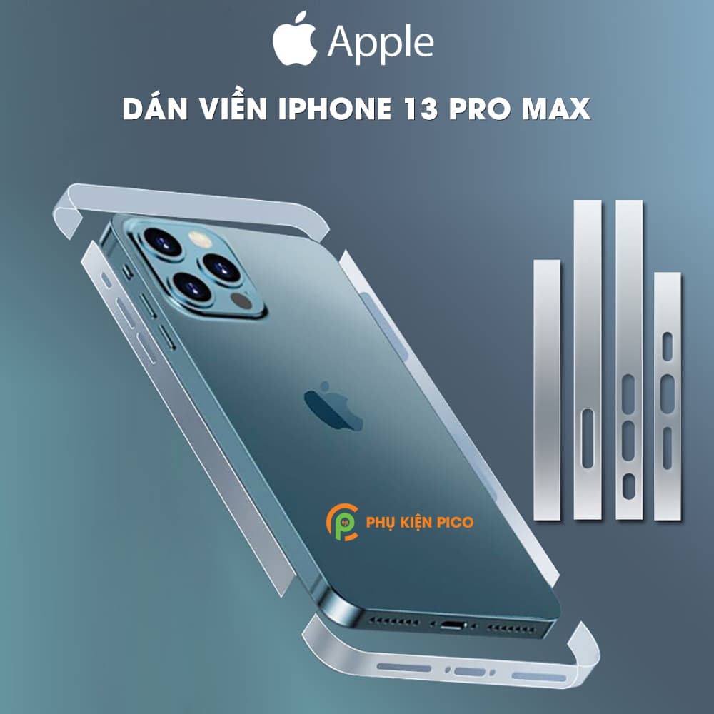 Dán viền Iphone 13 Pro Max PPF cao cấp dẻo trong suốt