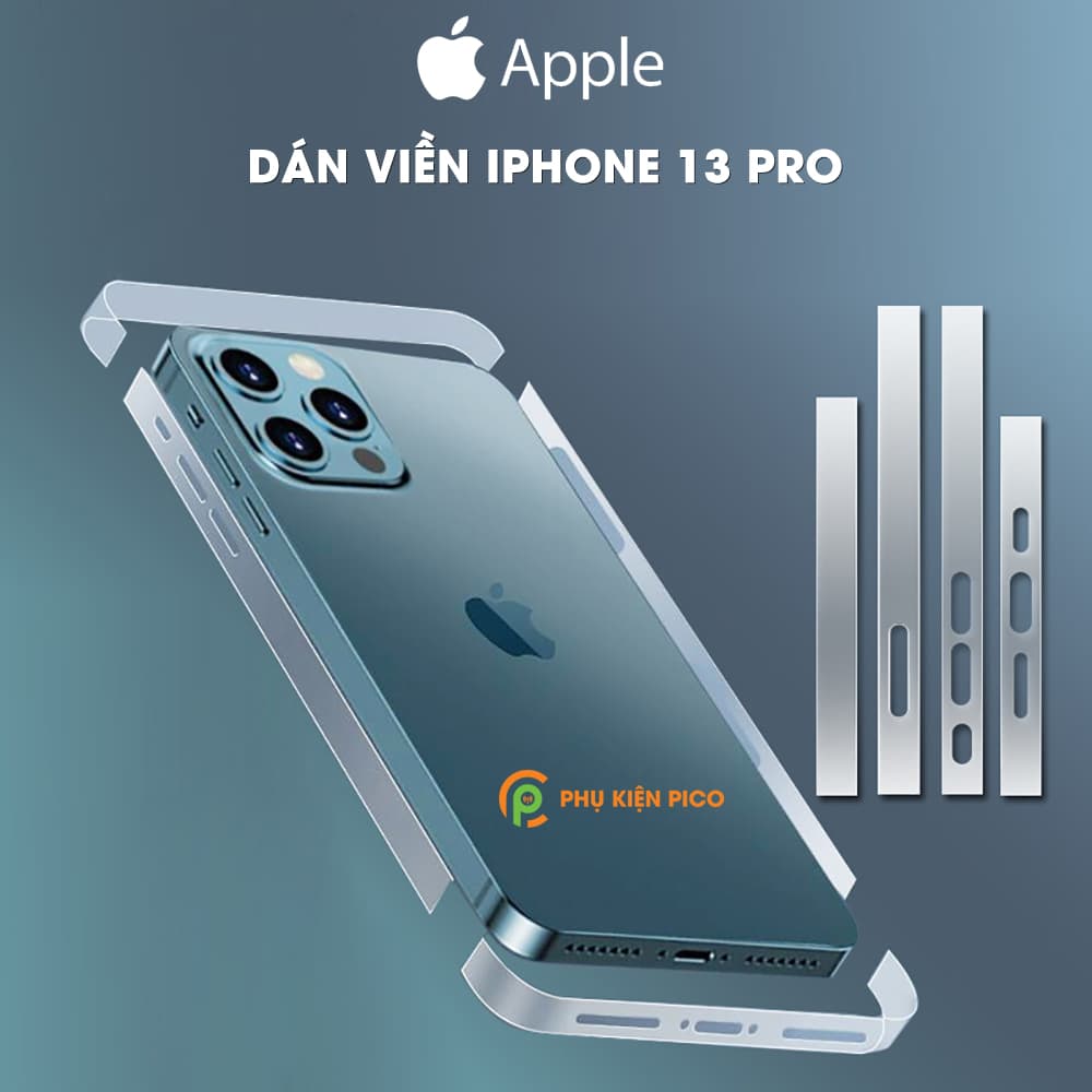 Dán viền Iphone 13 Pro PPF cao cấp dẻo trong suốt