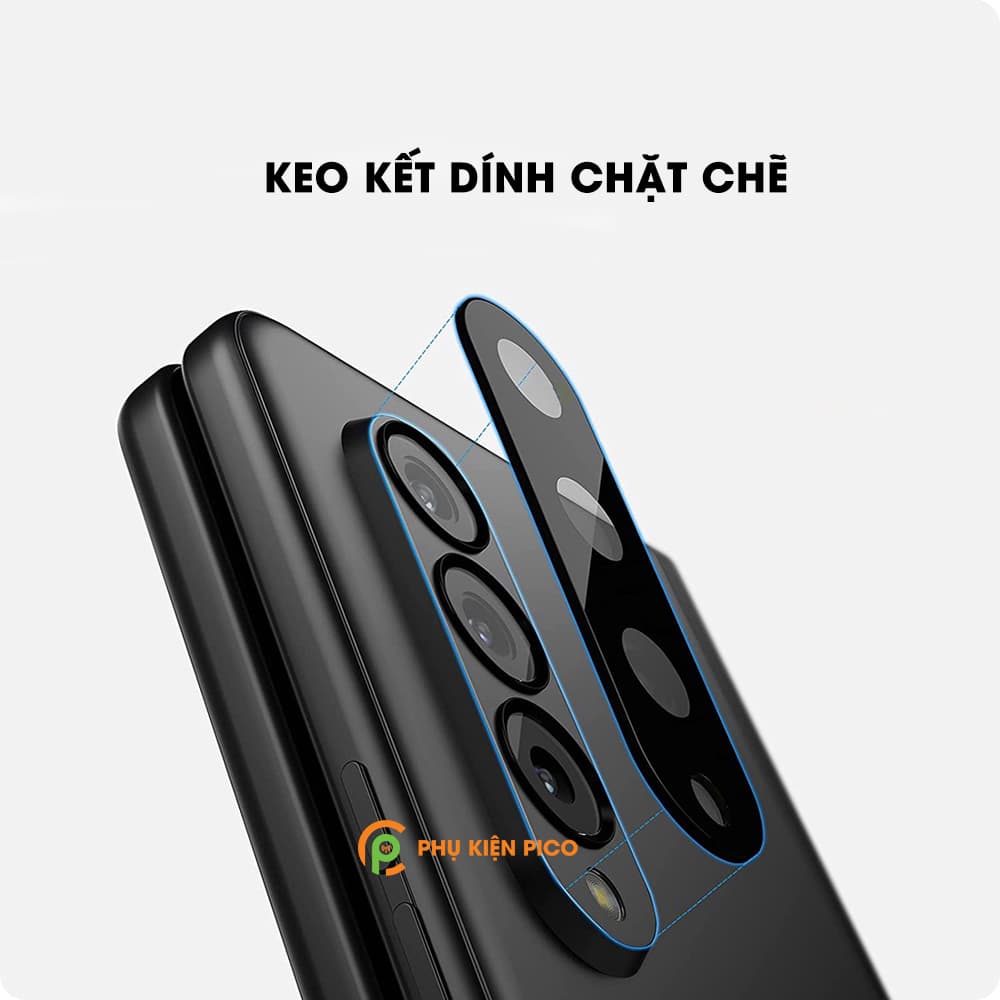 Dán camera Samsung Galaxy Z Fold 3 khung kim loại bảo vệ an toàn camera sau - 3