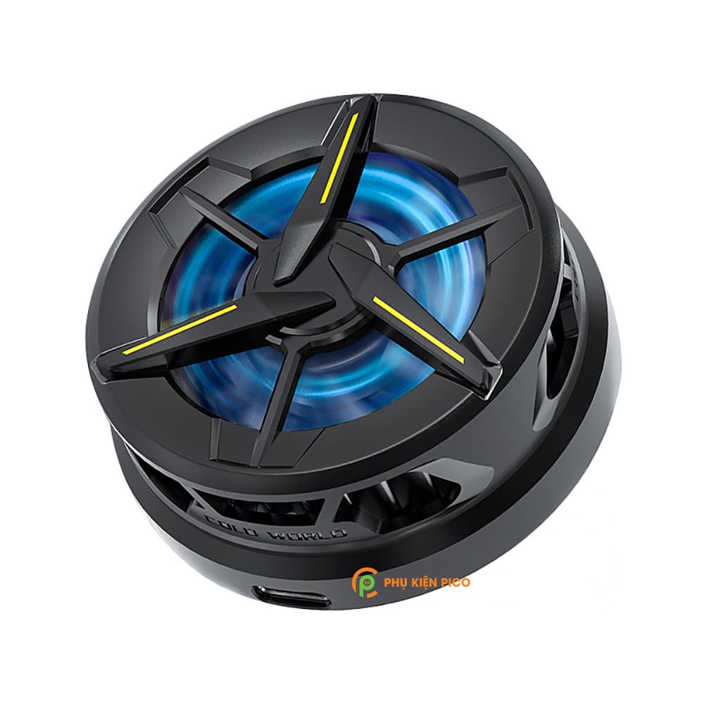 Quạt tản nhiệt điện thoại Memo CX01 tản nhiệt sò lạnh đế nam châm từ tính, leb RGB - 9