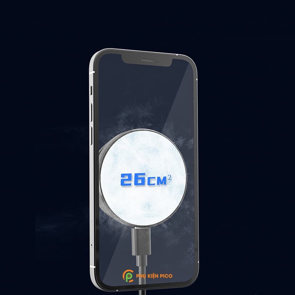 Quạt tản nhiệt điện thoại Memo CX01 tản nhiệt sò lạnh đế nam châm từ tính, leb RGB - 6