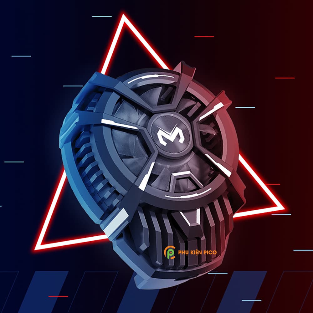 Quạt tản nhiệt điện thoại Memo DL07 tản nhiệt gaming sò lạnh siêu mát, LED RGB - 3