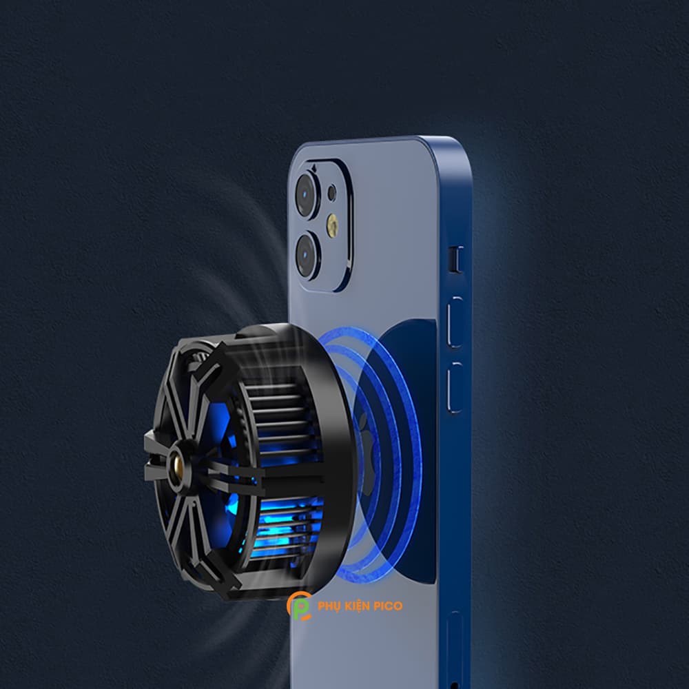 Quạt tản nhiệt điện thoại X13 sò lạnh tích hợp sạc không dây Magsafe 15W - 8
