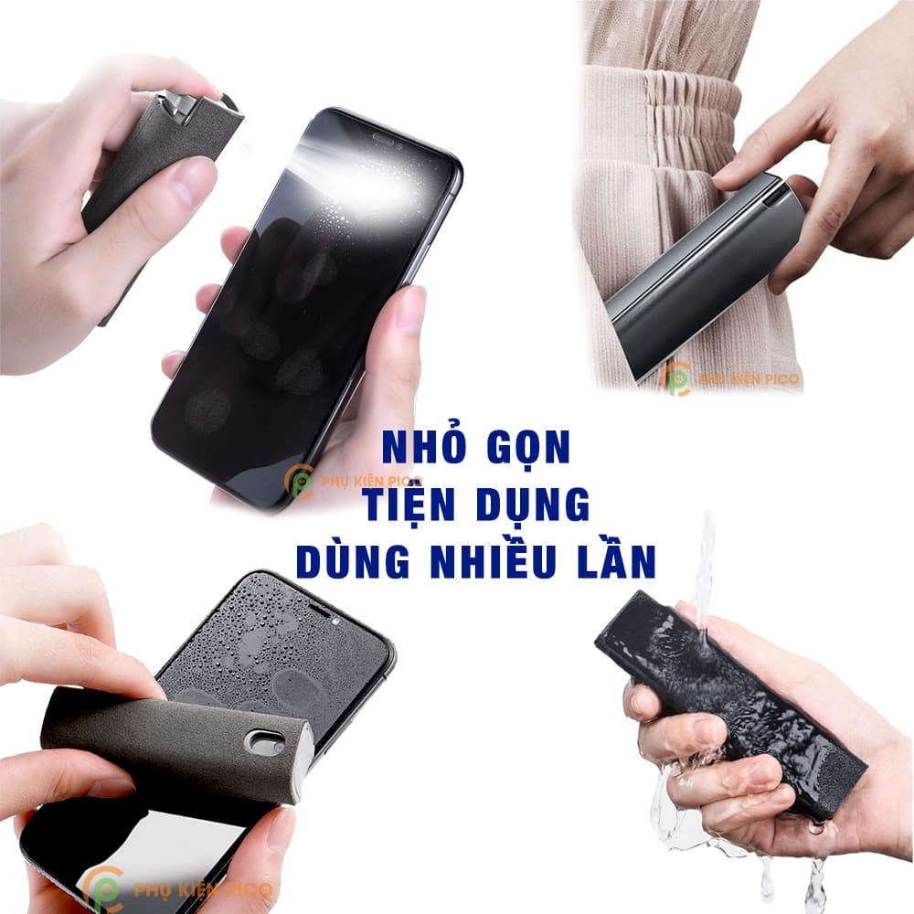 Bình xịt dung dịch làm sạch màn hình vệ sinh điện thoại máy tính bảng laptop - 3
