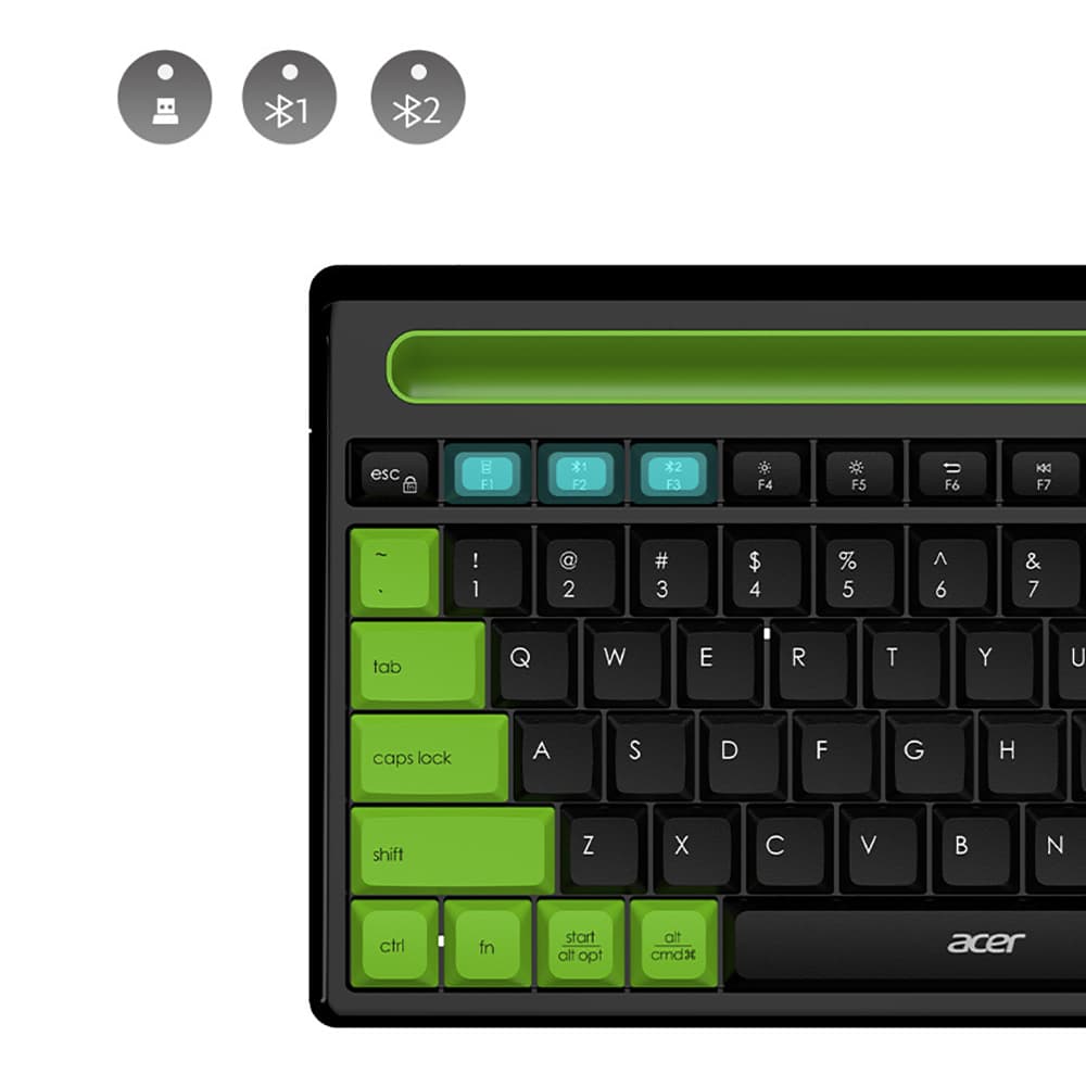 Bàn phím không dây - Bàn phím bluetooth Ipad / Mipad 5 / Bàn phím Máy tính bảng chính hãng Acer - 5